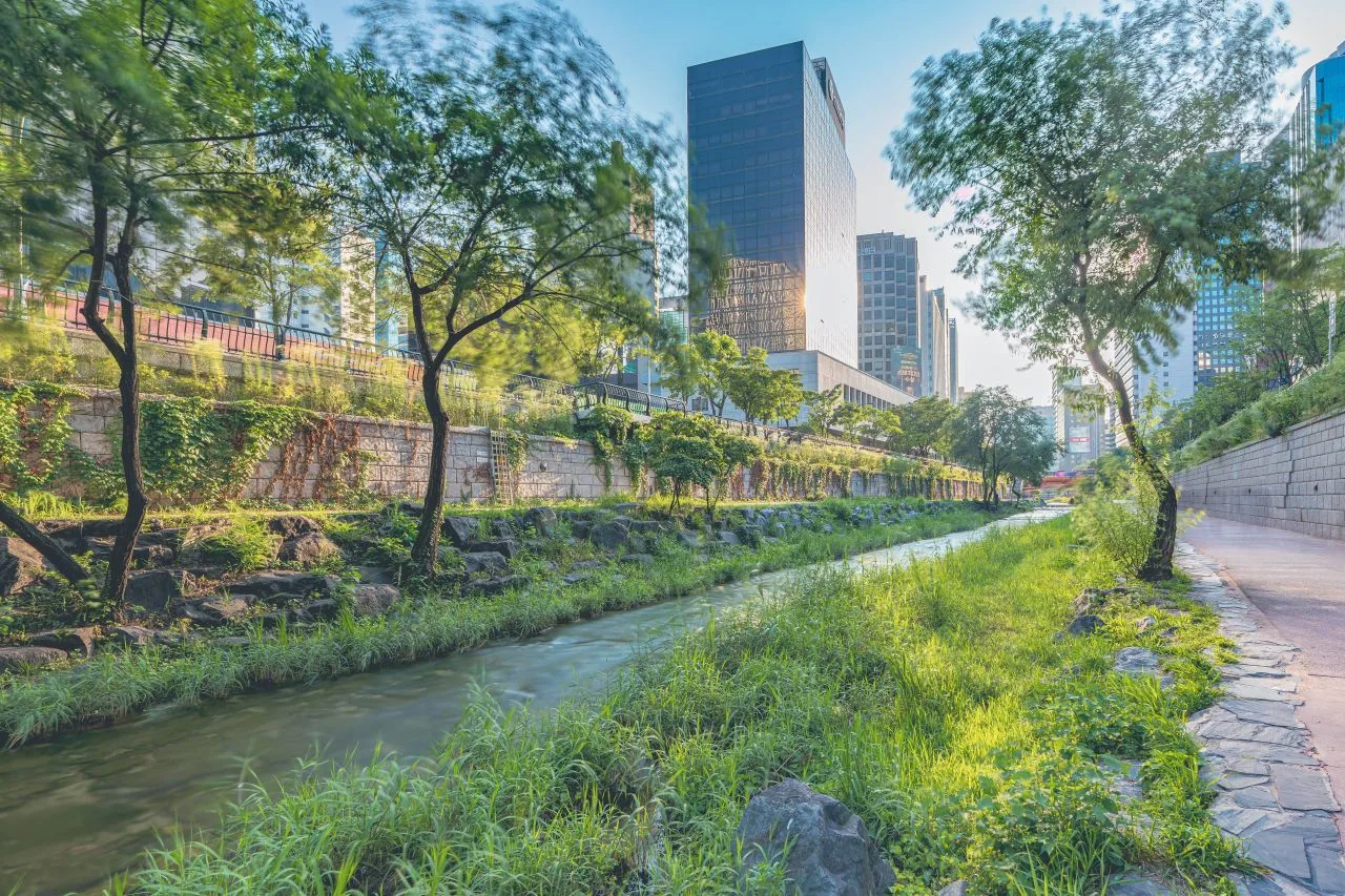 Cheonggyecheon Stream: Serene scenes from 'City Hunter'