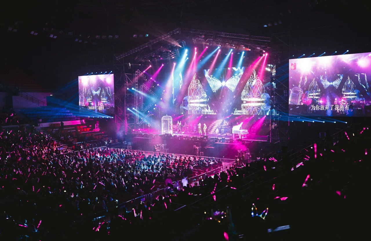 kpop concert crowd